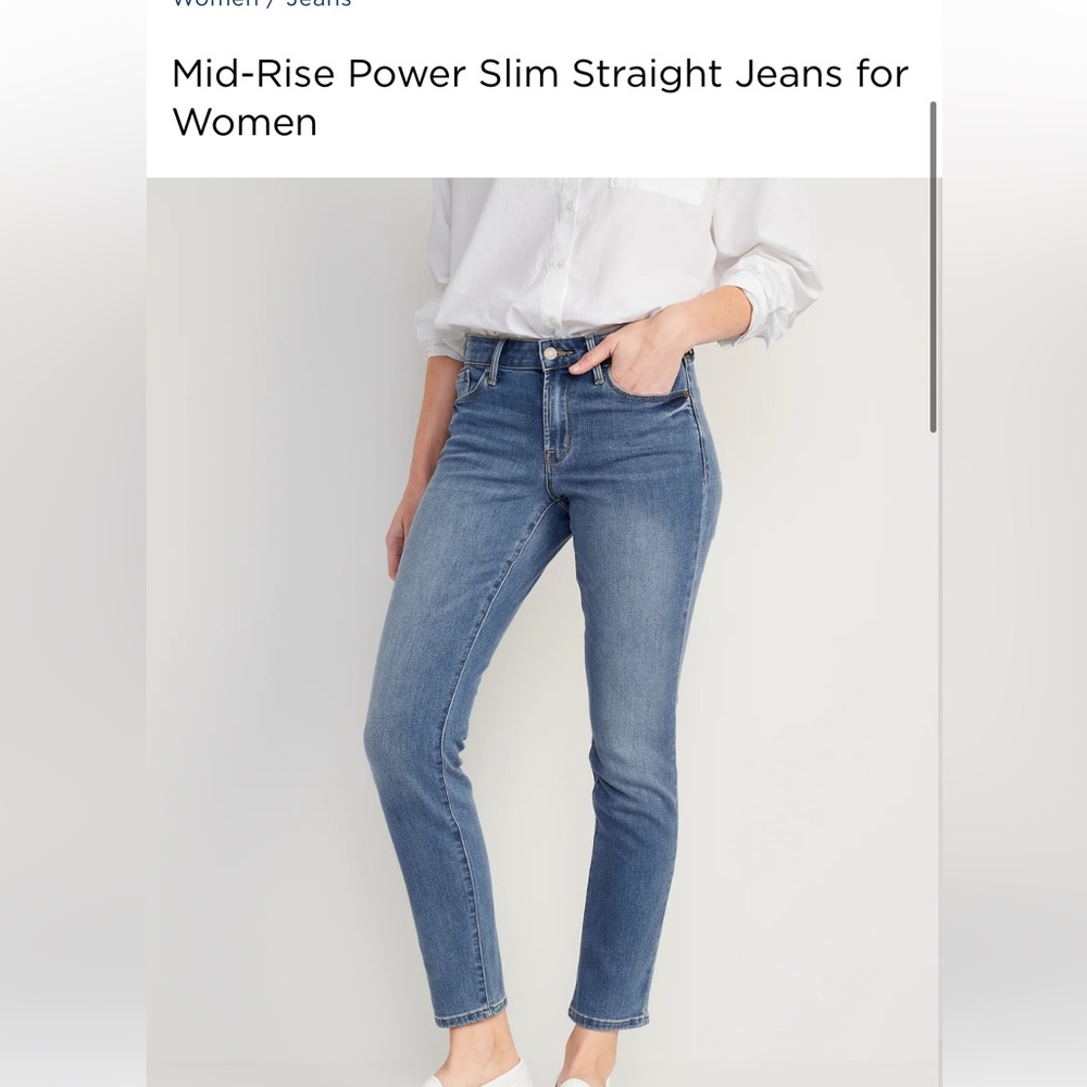 Old Navy Power Slim Straight Jean